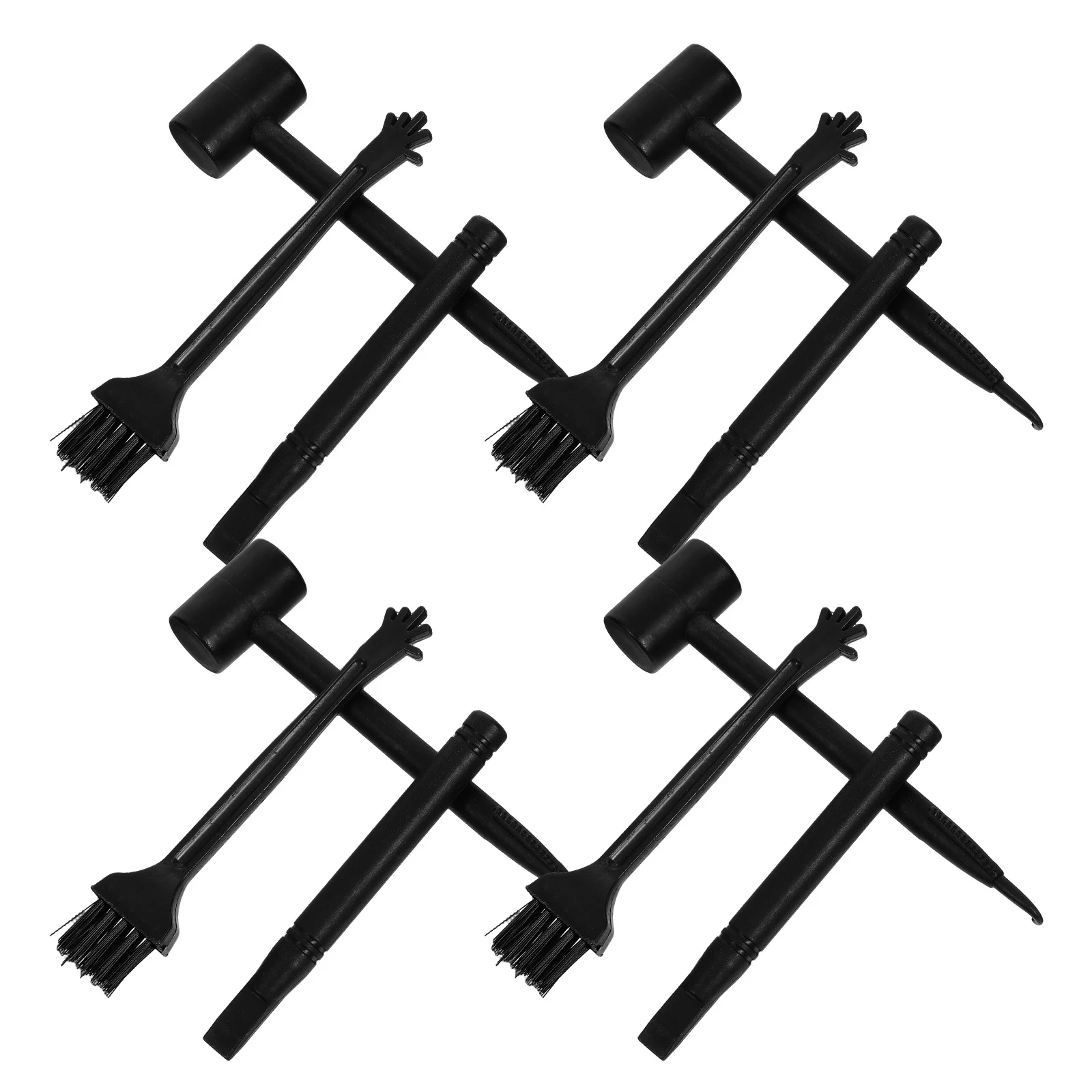 10 مجموعات أدوات حفر علم الآثار المطارق البلاستيكية الأزاميل فرش ديناصور التنقيب التعليمية الجذعية العلوم مجموعة