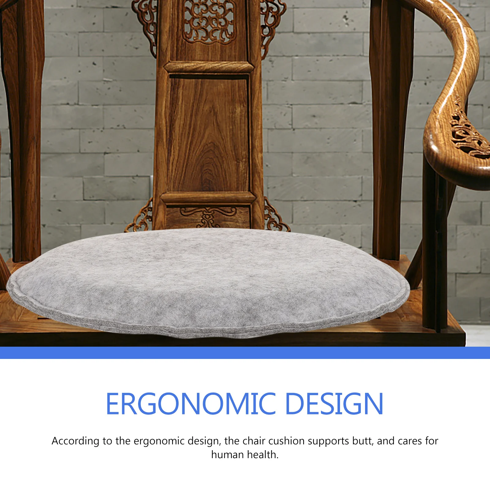 

Needle Felting Multi-Function Seat Cushion Office Chair Cushion Soft Felt Ergonomic Seat Pad Supports Hip Tailbone Sciatica