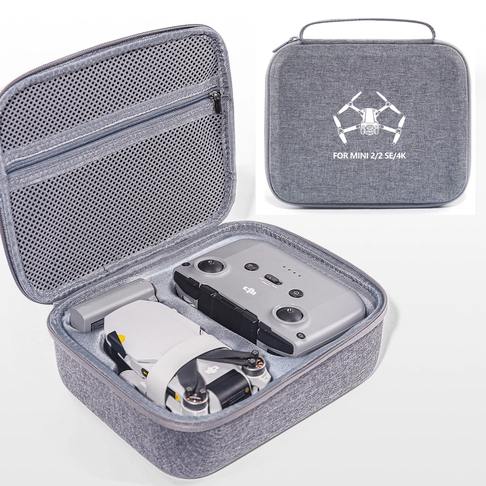 New Carrying Case Protective Sotrage Bag Waterproof Suitcase for DJI Mini 2/2SE/4K Drone Remote Battery Accessories