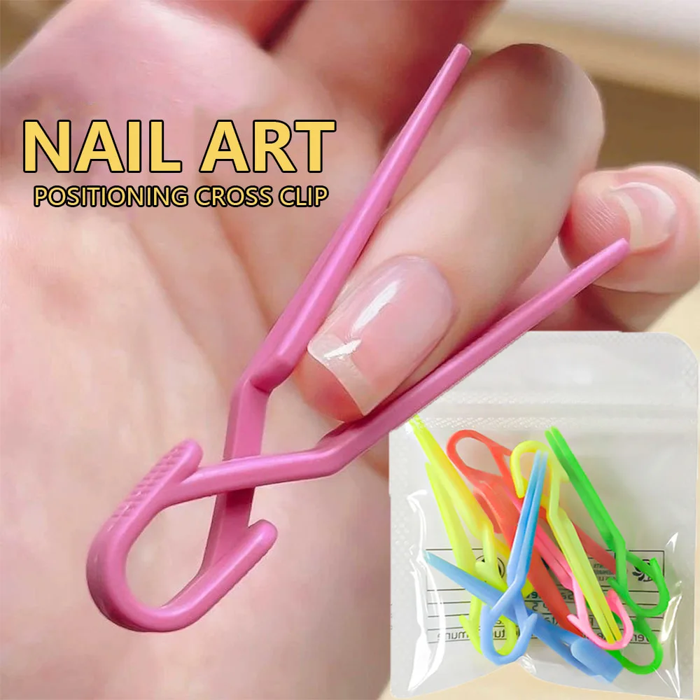 30/20/10pcs Mixed Color Nail Polish Spill Proof Clip Set Nail Art Coloring Protection Clips 1.9*6.2cm Manicure Clipping Tools