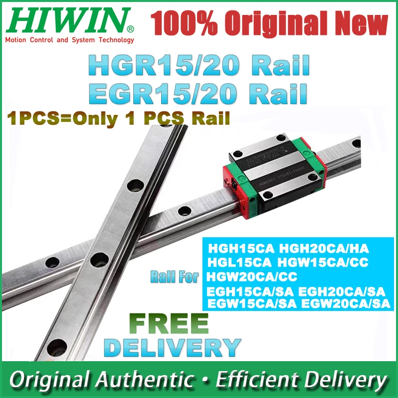 HIWIN Original Linear Rails HGH15CA HGH20CA HGW15CC HGW15CA HGW20CC HGW20CA HGL15CA EGH15CA EGH20CA EGH15SA EGH20SA EGW15CA SA