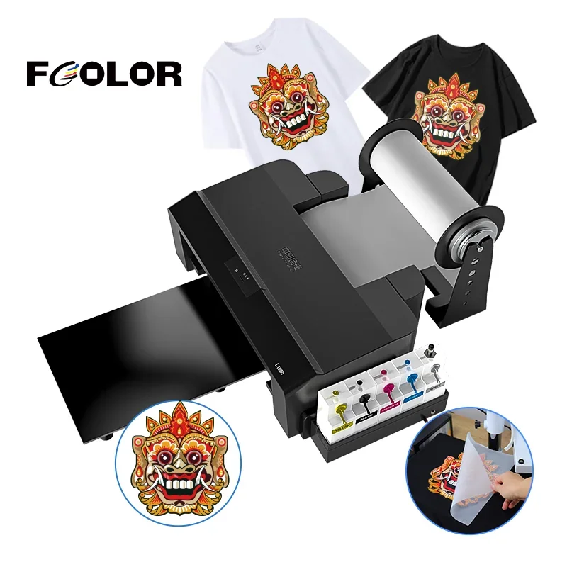 New L1800 Multicolor DTF Printer A4 Print Dimension Waterproof A3 Printer Machine for Clothing Garment for Small Business