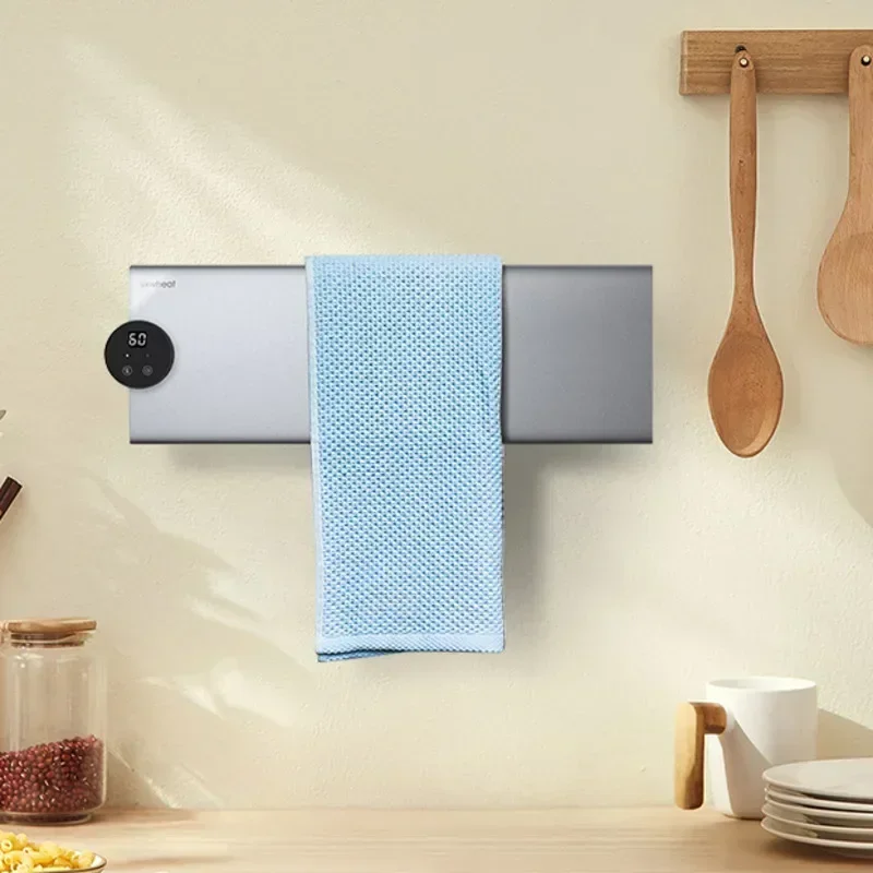 Electric Non-punching Towel Rack Household Bathroom Storage Intelligent Disinfecting Heated Towel Drying Stand