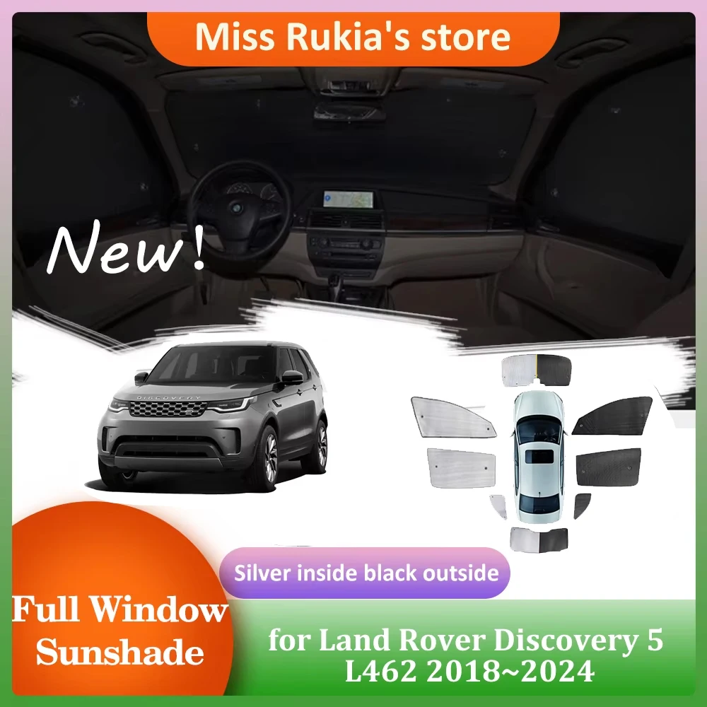 

Автомобильные солнцезащитные козырьки для Land Rover Discovery 5 L462 2018 ~ 2024 2019, солнцезащитный козырек на крыше, занавеска на лобовое стекло, аксессуары для крыши