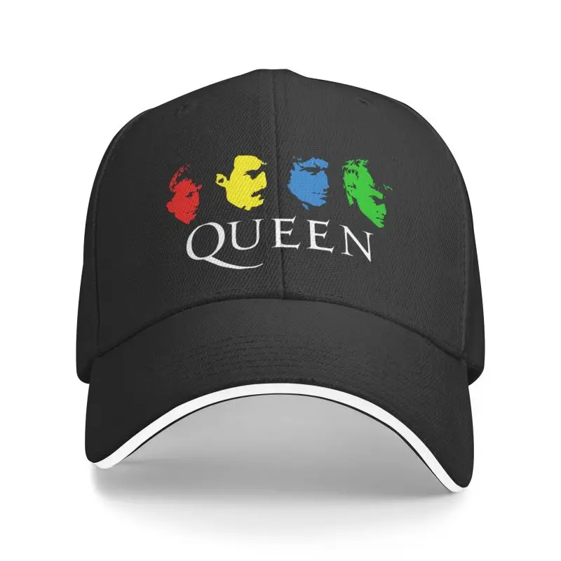 Custom Freddie Mercury Pop Music Roll Baseball Cap Women Men Custom Adjustable Adult Dad Hat Outdoor