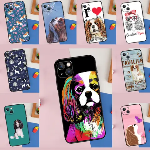 Cavalier King Charles Spaniel Dog Case For iPhone 17 Pro Max 16 15 14 Pro Max Plus 13 12 Mini 11 16E 17Pro 17 Air Phone Cover