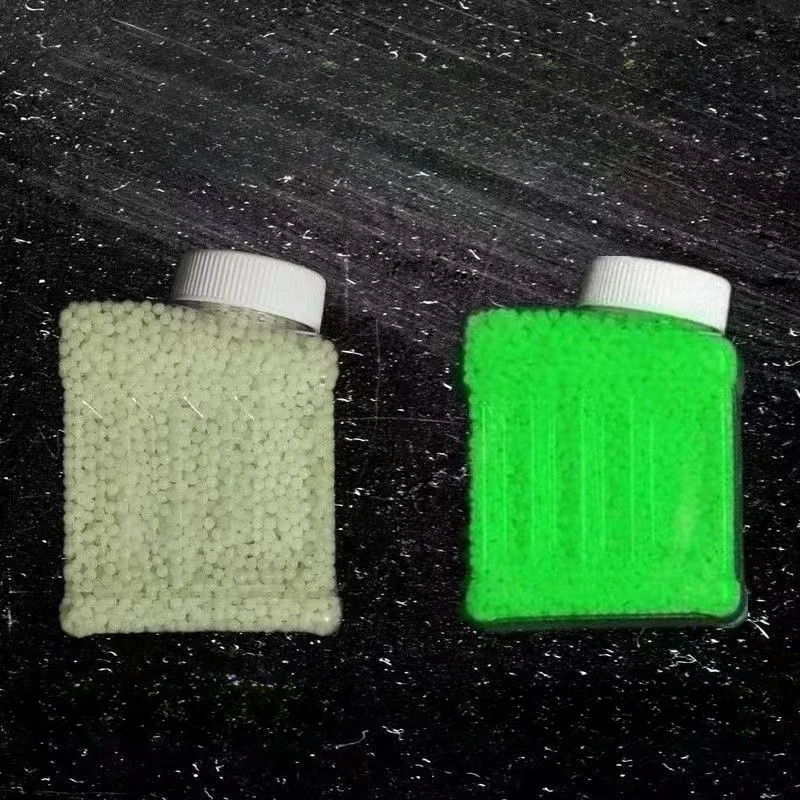 Bolas de Gel que brillan en la oscuridad, bolas de Gel de 7mm-8mm, bola mágica verde fluorescente, bola de agua de Gel luminosa