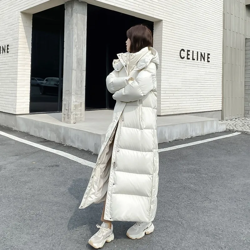 

2024 New Adding Velvet Thickening Women's Clothing Fashionable Commuting Women Clothes Long Sleeves Over Knee