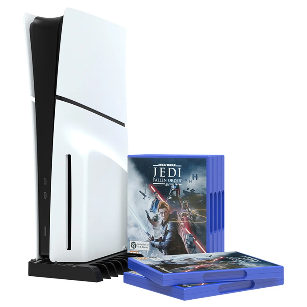 

For PS5 Slim Host Base For P5 Slim Game And Disc Storage Rack Easy Installation Stable And Not Prone To Falling Practical