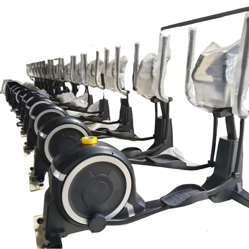 

High-End Commercial Elliptical Trainer Durable Black Aerobic Fitness Equipment