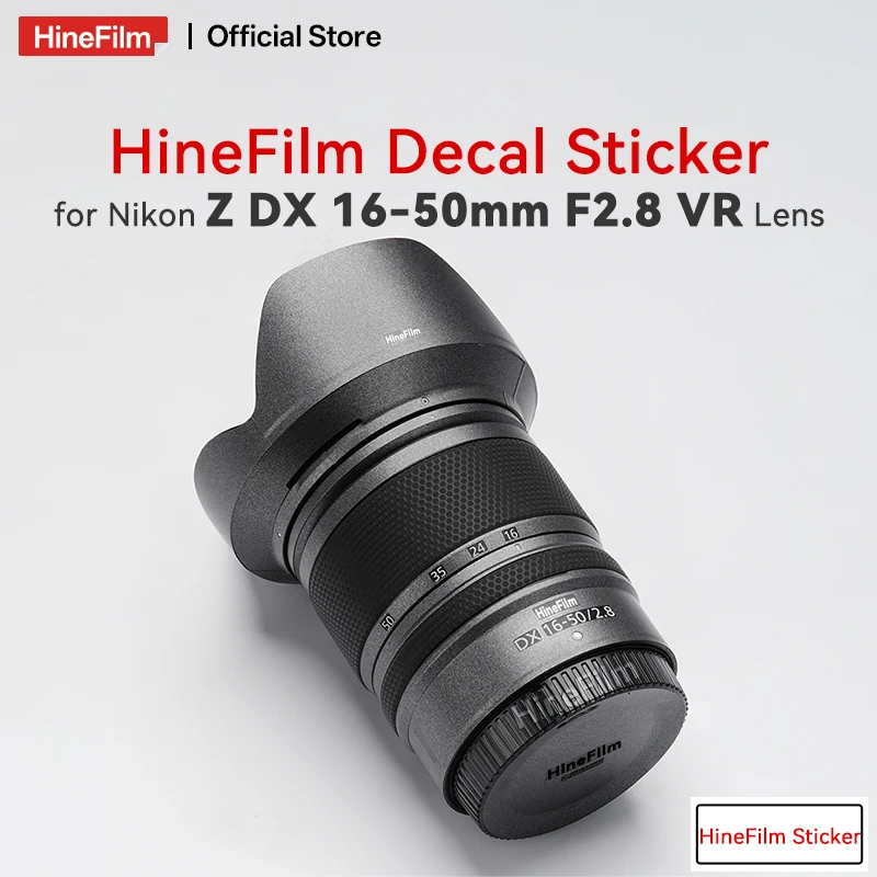 

Hinefilm Skin for New Nikon Z DX 16-50 F2.8 Lens Sticker 16 50 Wrap Cover for Nikkor Z DX 16-50mm f/2.8 VR Lens Protective Skin