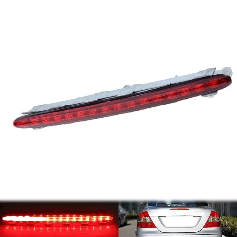 

LED Rear 3RD Third Brake Light Stop Lamp Tail Light Red Shell For Mercedes Benz CLK W209 2002-2009 2098201056 2098200956
