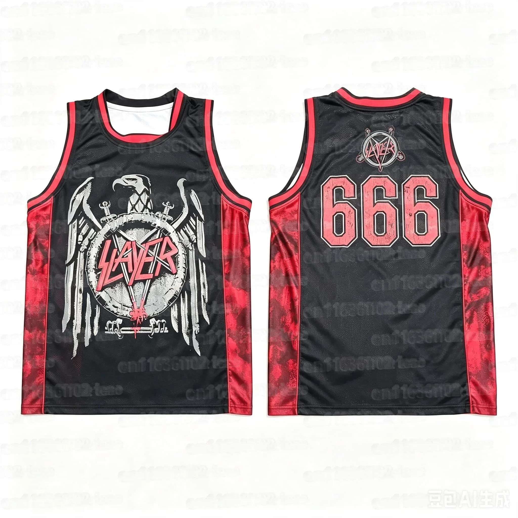 2026 Bestseller Metallica Ride The Lightning 84 Basketball-Anzug Ärmellose Weste Herren Heavy Metal Rock Sportweste Familien-Top – Detail 4