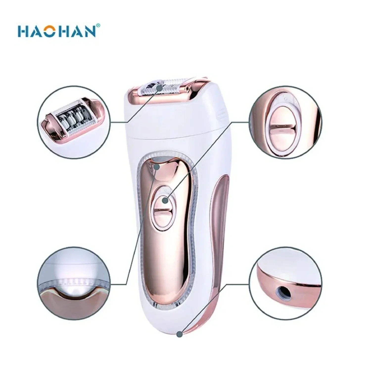 Smooth and Silky High-Performance Advanced Rechargeable Hair Removal Epilator - Innovative Electric Precision with Powerful Shav