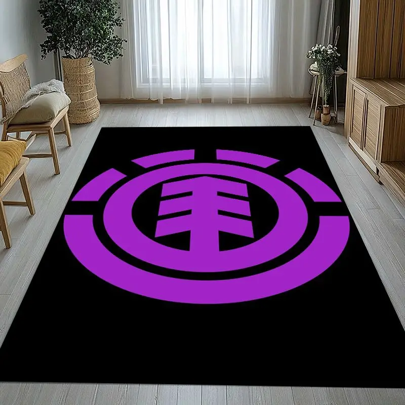 Boardsport Logo E-Element Skateboards Soft Non-Slip Large Area Rug for Living Room,Bedroom Carpet Mat for Sofa,Home Decor Gift