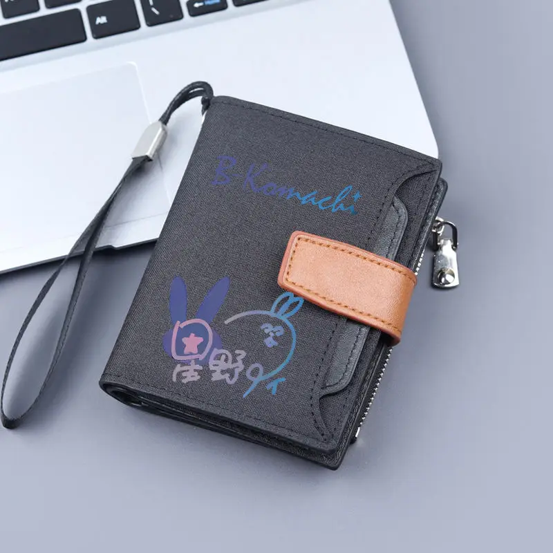 Anime OSHI NO KO Wallet Card Holder Coin Purse Backpack Pendant Student Large Capacity Portable Storage Wallets  Gift