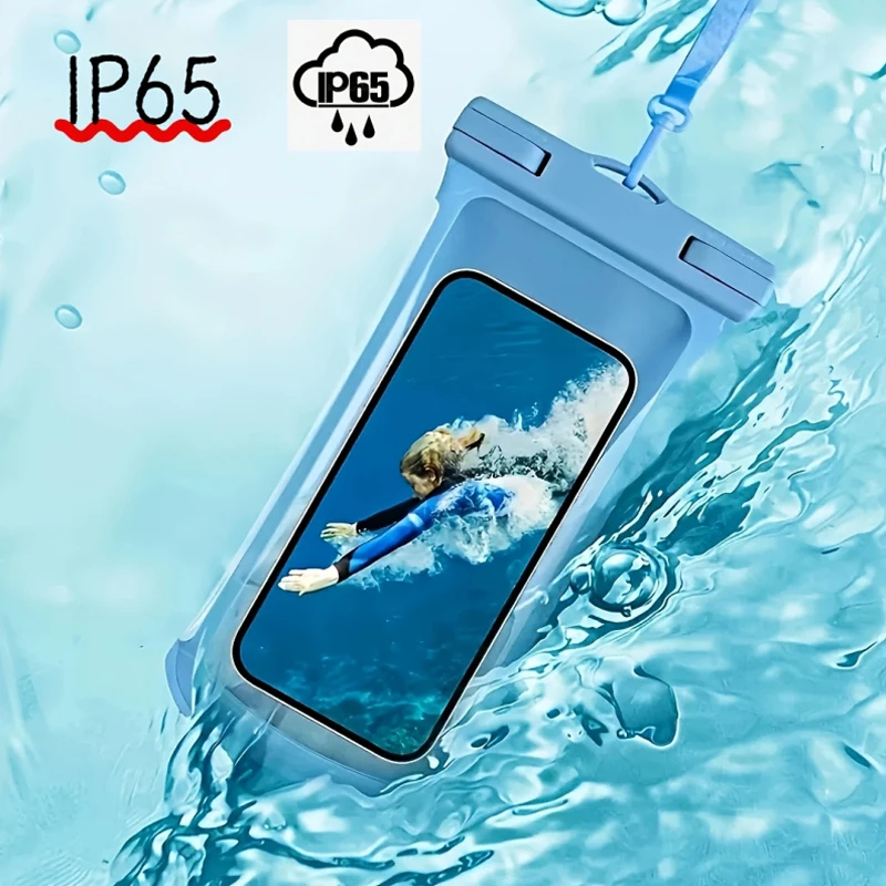Full View Waterproof Case for Phone Underwater Snow Rainforest Transparent Dry Bag Swimming Pouch Big Mobile Phone Covers view 3