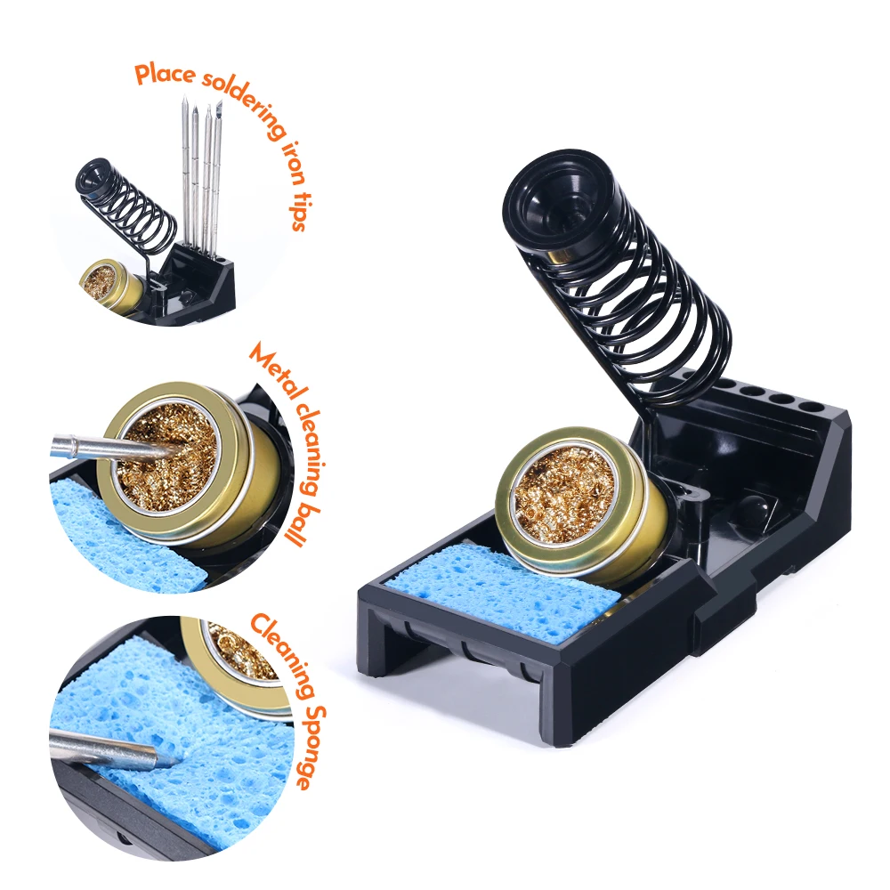 محطة لحام Silverflo 938BD-III تسخين سريع T12 سبيكة لحام محطة لحام بالهواء الساخن مع نوم تلقائي لإعادة العمل SMD