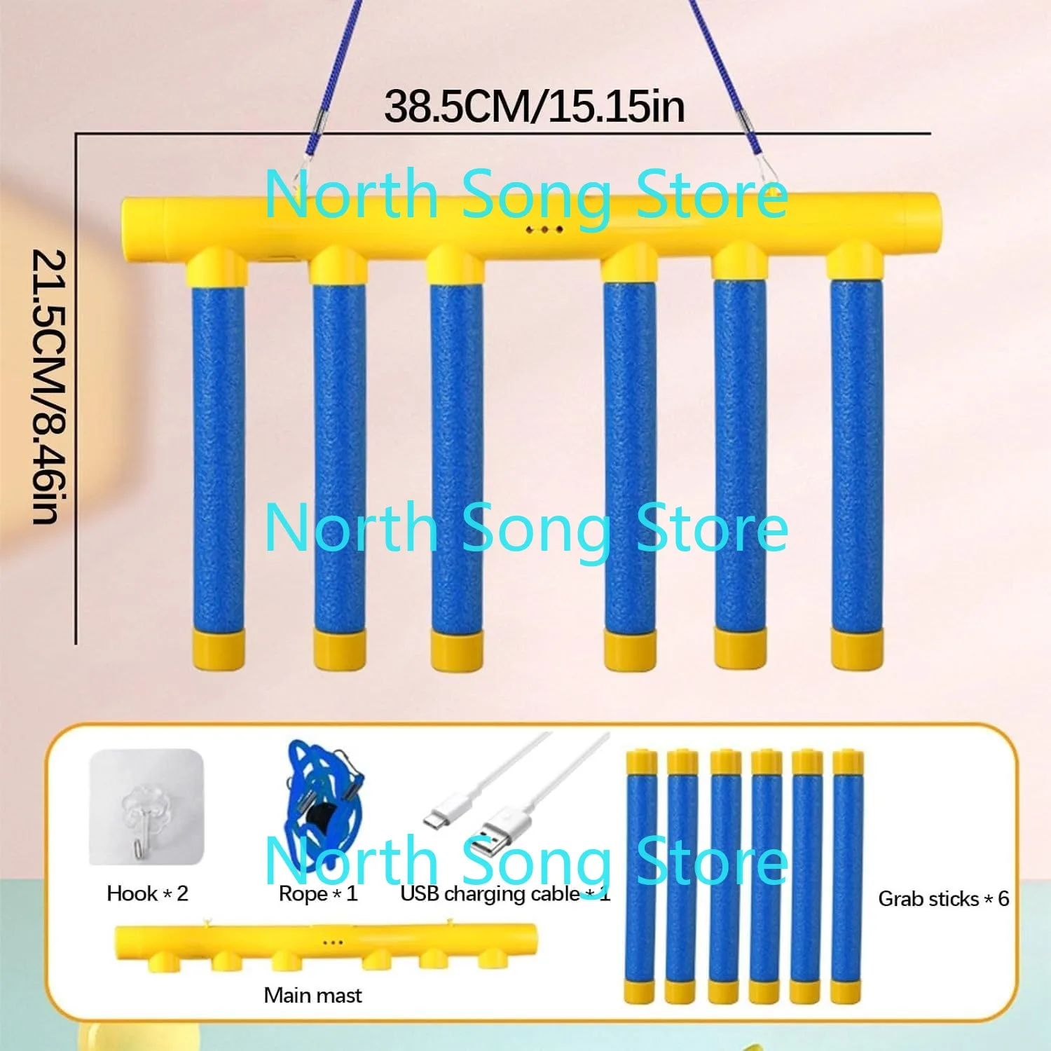 Catching Sticks Game Reaction Training Toy,Drop Stick Game,Adjustable Speed Catching Game,Reflex Challenge Game