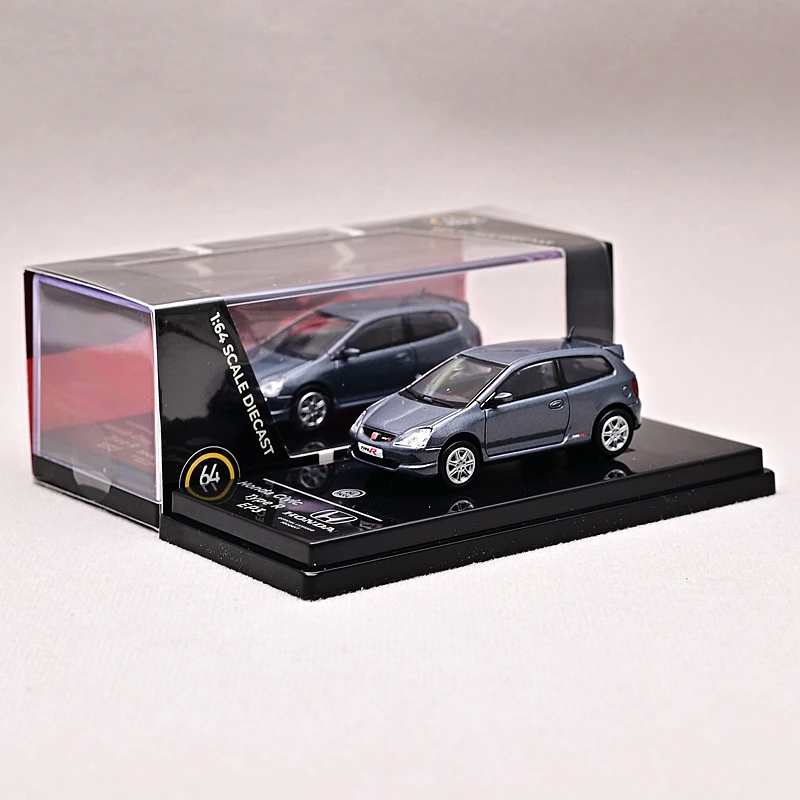 Para 1/64  Metal car model Static Honda Civic Type-R EP3