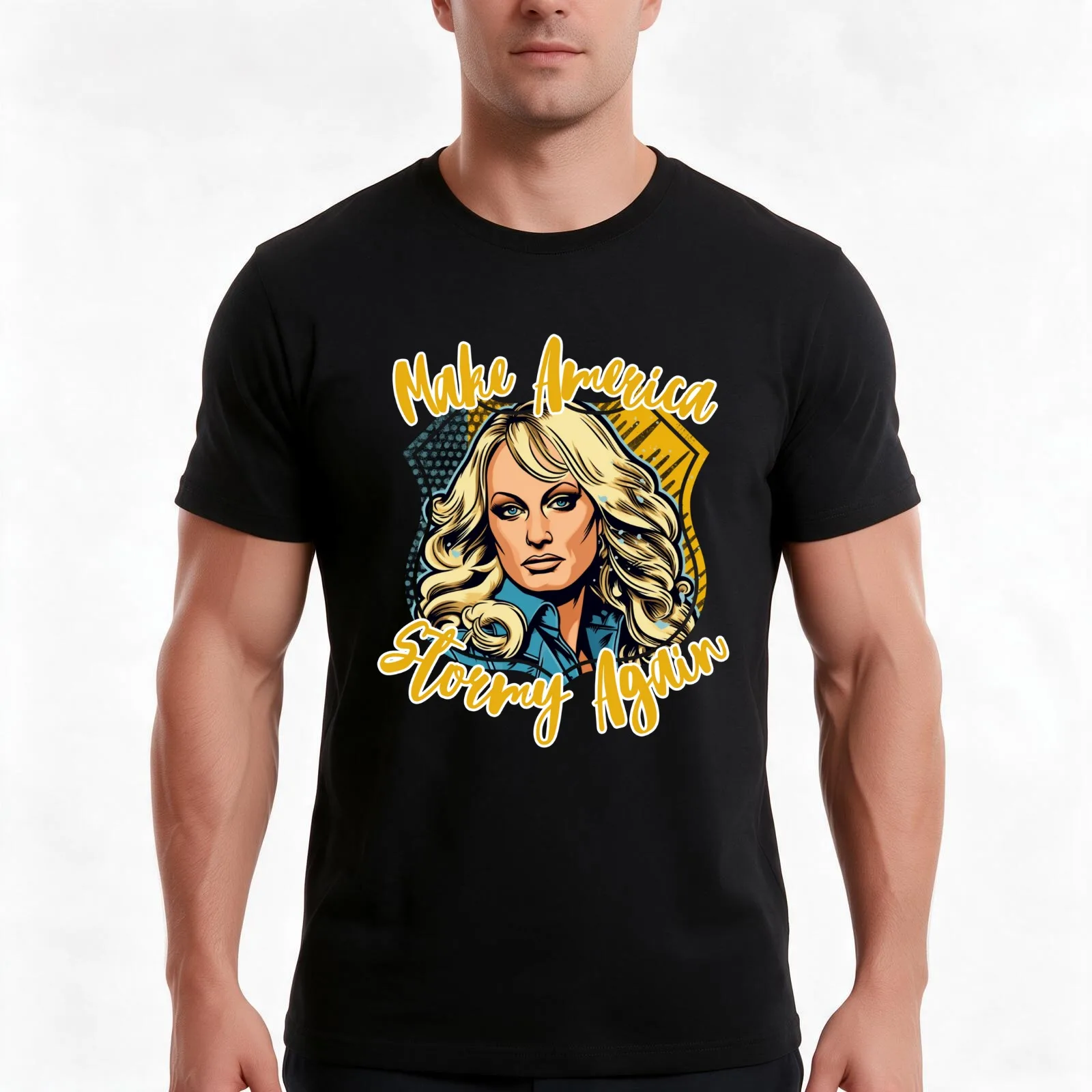 Stormy Daniels and Donald Story - Team Stormy: Make America Stormy Again 3 T-Shirt, Summer Casual Cotton Tee, Unisex Men Women