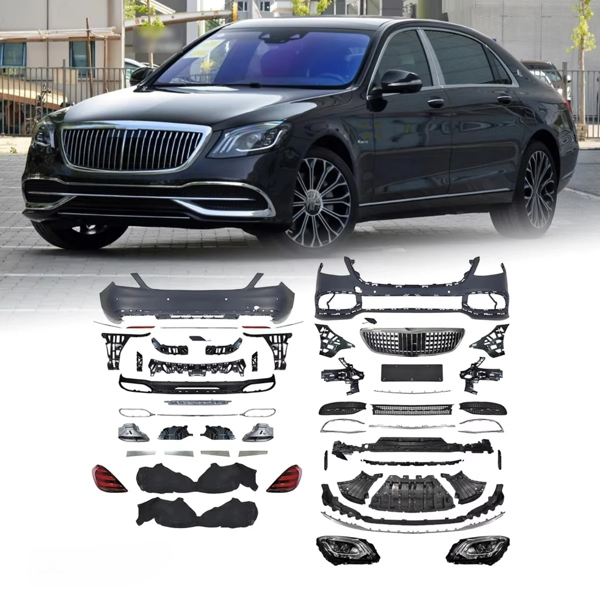 

XDS Лидер продаж, оригинальная оптовая цена, автоматический BODYKIT для S-CLASS W222 2014-2017, обновление нового BODYKIT 2018