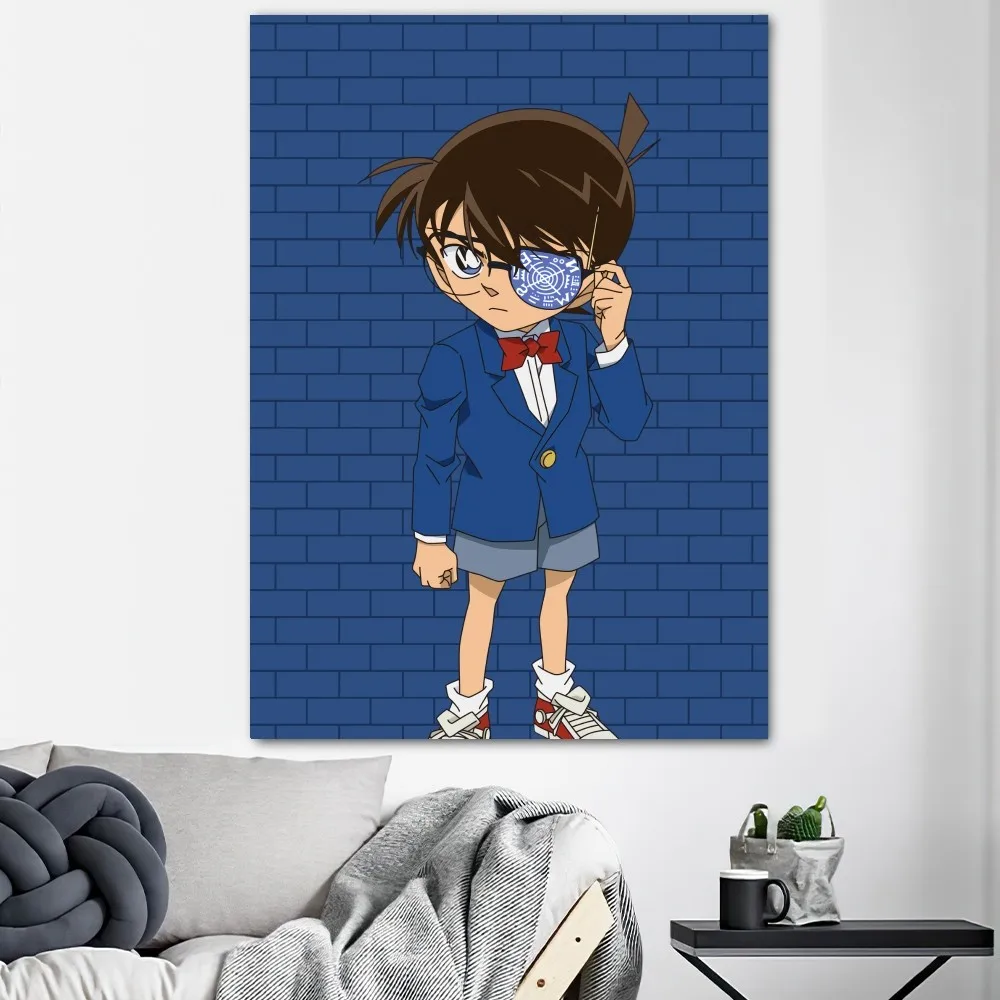 Detektyw Conan plakat Anime drukuje naklejki ścienne zdjęcia dekoracja domu salonu