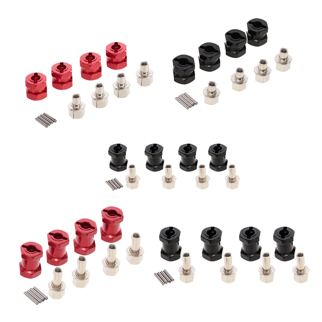 

RC Cars 4x4 Wheel Hub Motor Hex Adapter Iron Parts for 1 10 SCX10 RC Crawler Gearbox Upgrade Wheel Extension