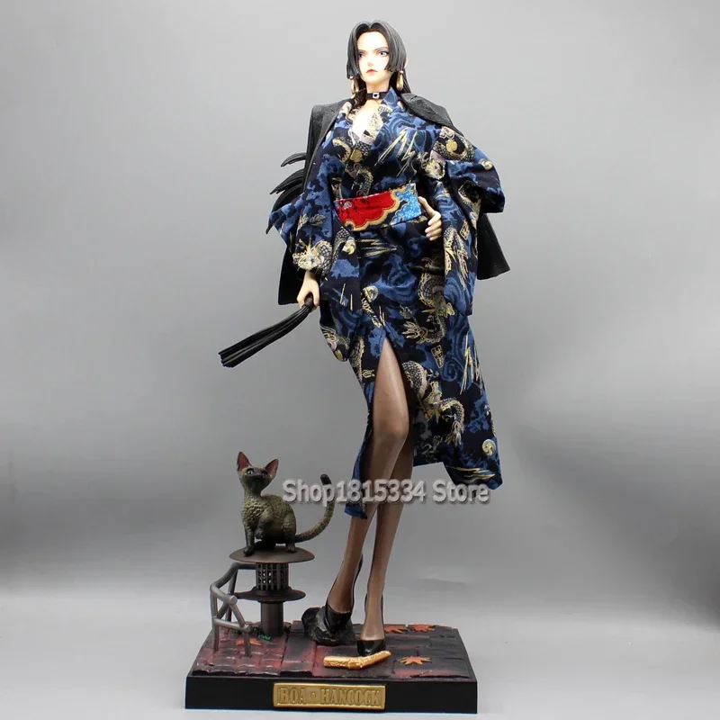 Anime Boa Hancock Action Figures Kimono Utah Empress One Piece Figures 46cm PVC Model Collection Ornament Toys Periphery Gifts