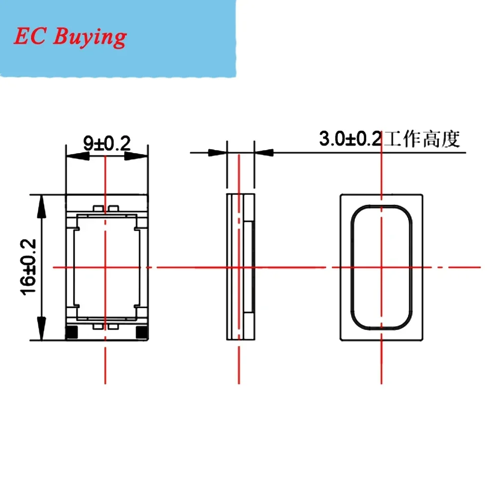 1PCS 1511 1115 Phone MP3 Speaker Tin Foil Loudspeaker Rectangle Tablet 8 Ohm 1W 15*11*3MM For Mobile Phone