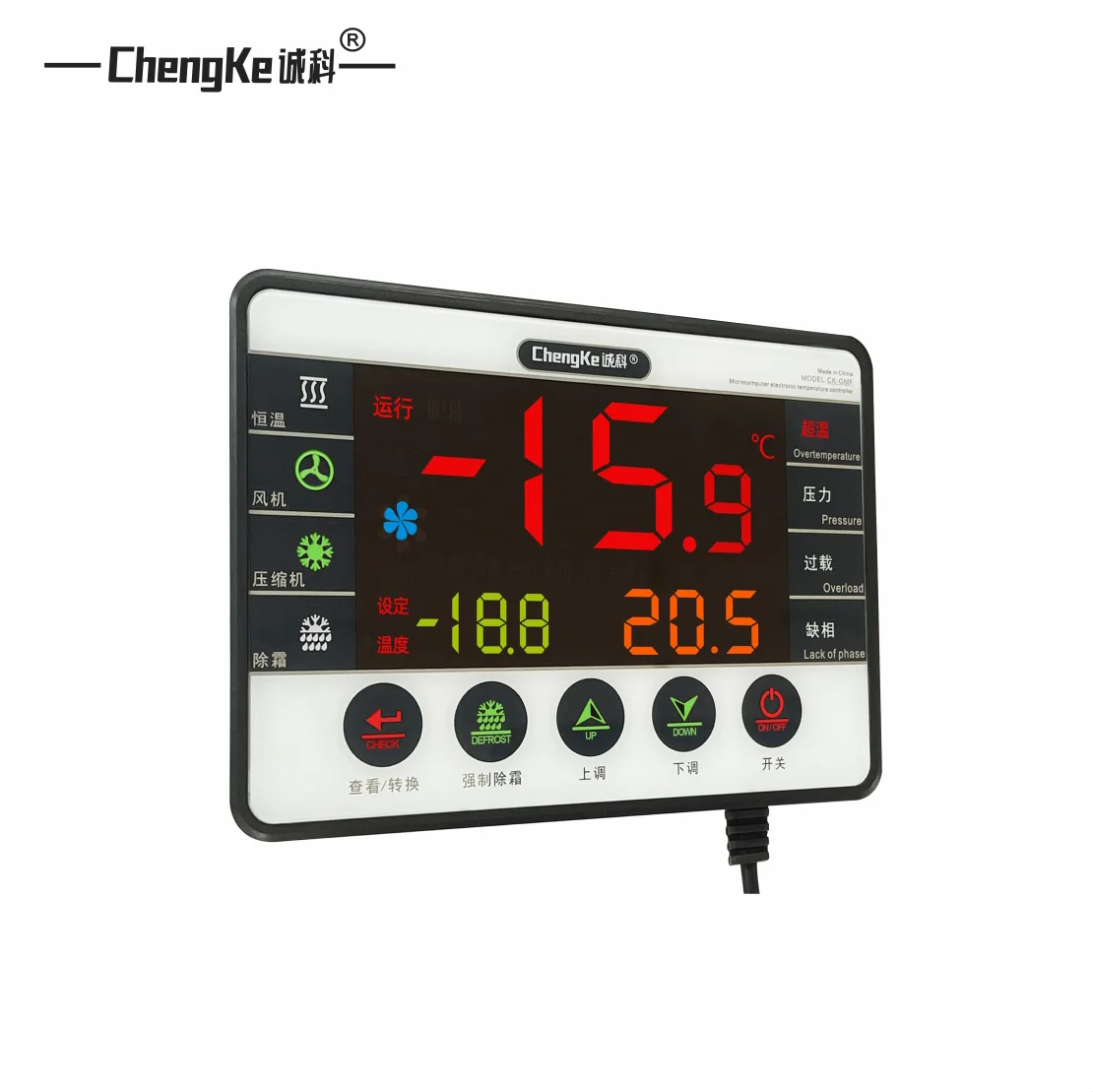CK-GMF Air-cooled Touch Screen Microcomputer Electronic Temperature Controller Is Remotely Networked