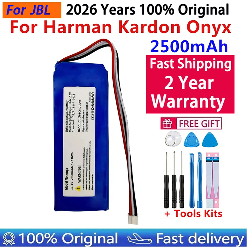 Original New 2500mah Digital battery For Harman Kardon Onyx Wireless bluetooth speaker music planetary battery Batera Free Tools