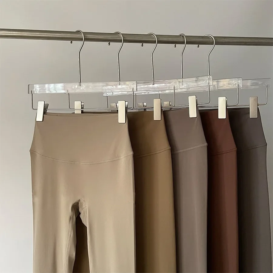 Bright yoga pants, new nude hip-lifting sweatpants, running nine-point bottoming fitness clothes