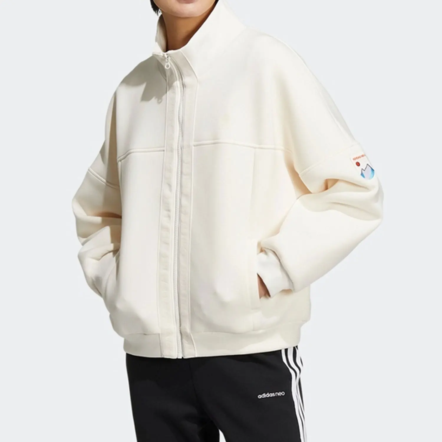

Adidas Official Authentic Women's Comfortable and Breathable Casual Sports Jacket HE4486