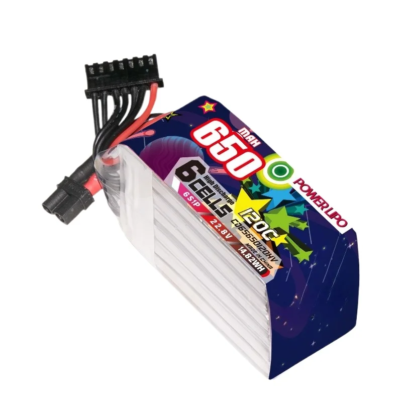 For CODDAR Eagle Krypton 650MAH 6S 22.8V 120C High Rate FPV Model Aircraft Crossing Machine Toothpick Machine LiHV