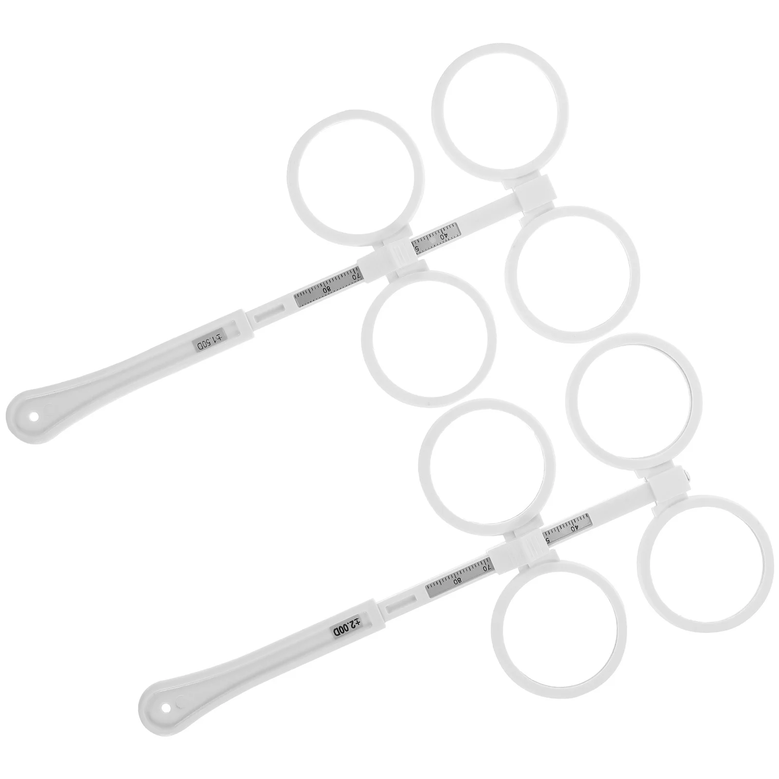 2 pezzi flipper ottico lente flip optometria flipper strumento portatile leggero lente ottica flip per bambini adulti bambini