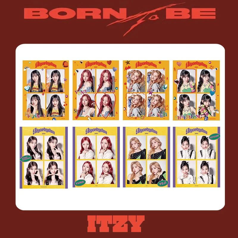 

KPOP ITZY Album《Algorhythm》Special Card YEJI RyuJi Selfie Card LOMO Card ChaerYeong YUNA Postcard Fans Collection Gifts