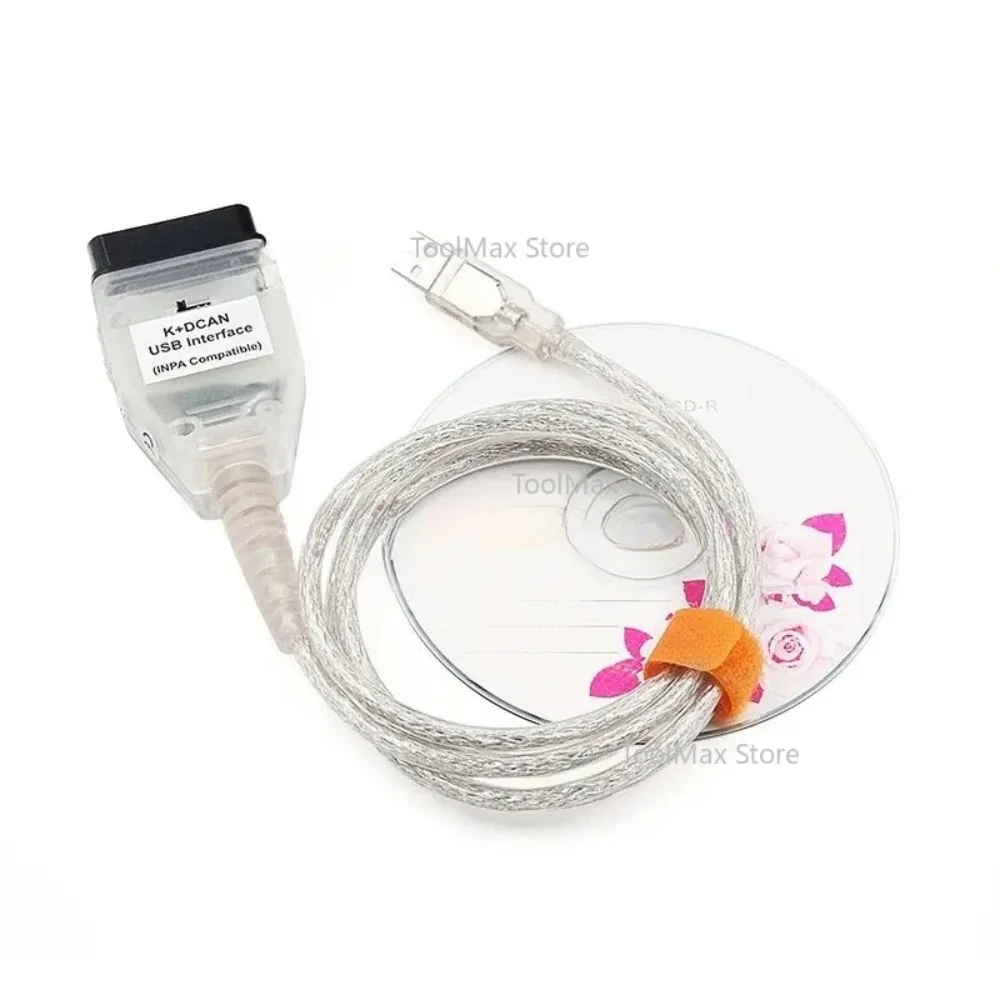 INPA K + DCAN with switch FT232RL automotive diagnostic test cable, brush hidden