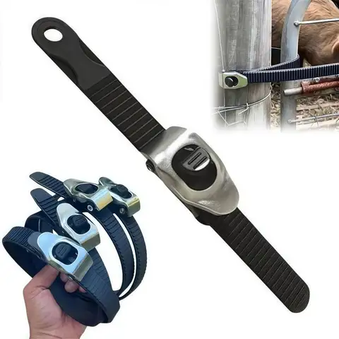 Heavy-Duty Ultimate Grip Lock Strap Adjustable Multipurpose Locking Strap Reusable Metal Ratchet Buckle For Secure Anything