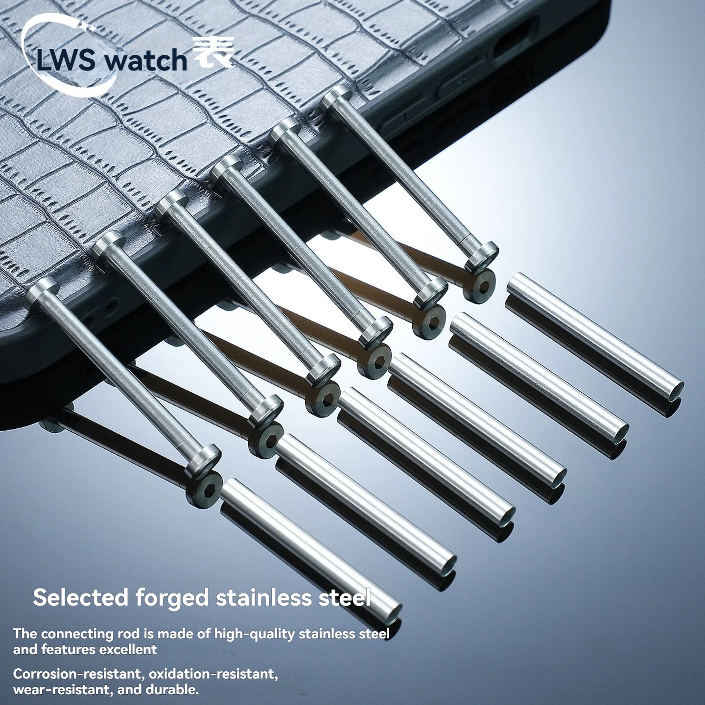 

For Casio GWF-A1000 7th Generation G-Shock Series Water-Resistant Watch Strap Stainless Steel Screw-Type Connecting Pin