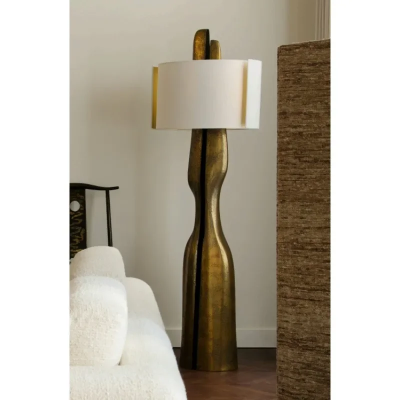 All-copper floor lamp model house exhibition hall living room light luxury decoration bedroom lamps