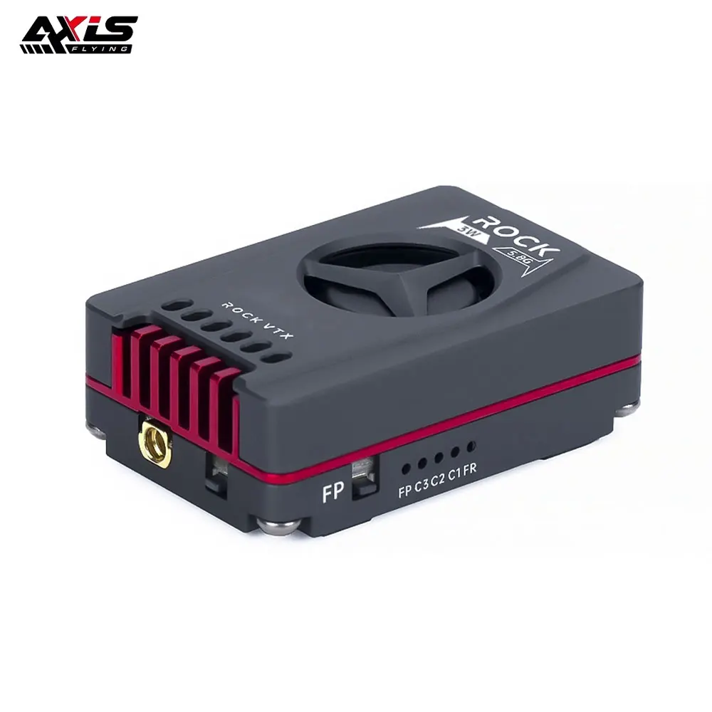 Axisflying Rock 5.8G 3W VTX Anti-interference Dual Core Image Transmission Built-in MLC for FPV RC Long Range Drone Quadcopter