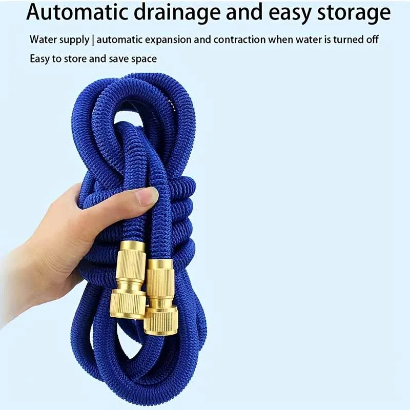 Die meistverkaufte Garten-Wasserpistole mit flexiblem Schlauch und Hochdruck-Autowaschdüse ist ein Gartenbewässerungs- und Spülwerkzeug 25FT100FT