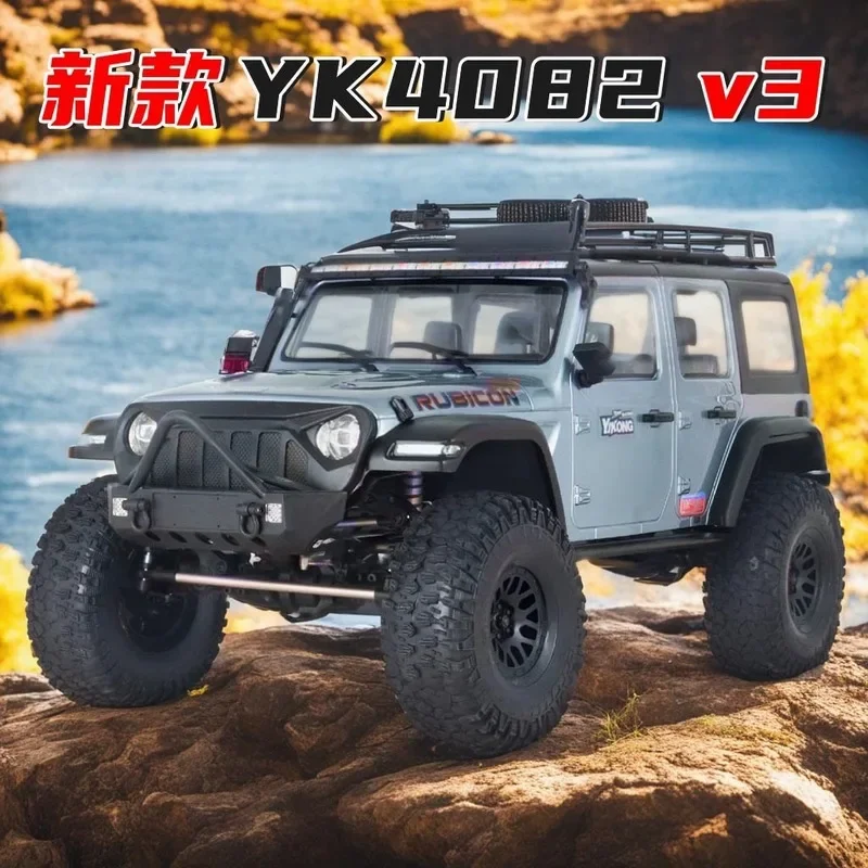 Yikong 1/8 Yk4082 4wd Rtr 2.4g elektryczny gąsienica Rc samochodów wspinaczkowy Rock Buggy Model samochodu terenowego samochody zdalnie sterowane