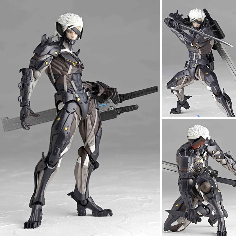 Anime Metal Gear Rising Revengeance Raiden Action Figures The Ocedo Yamaguchi 140 Ex Figurine Pvc Model Collection Toys Gifts