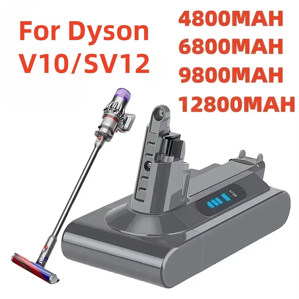 

Original 25.2V 8000mAh Replacement Battery for Dyson V10 Animal/Absolute/Fluffy for Dyson Cordless Vacuum - High Capacity Li-ion