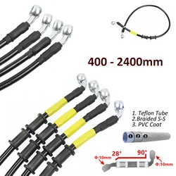 400-2400mm AN3 Universal Braided Hose Oil Line for Motorcycle Racing Bike Pickup Trucks Street Bike ATVs