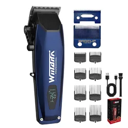 7500RPM Professional Electric Hair Clipper Set Gradient Oil Head Hair Cutting Machine Salon Trimmer for Man WMARK NG-125