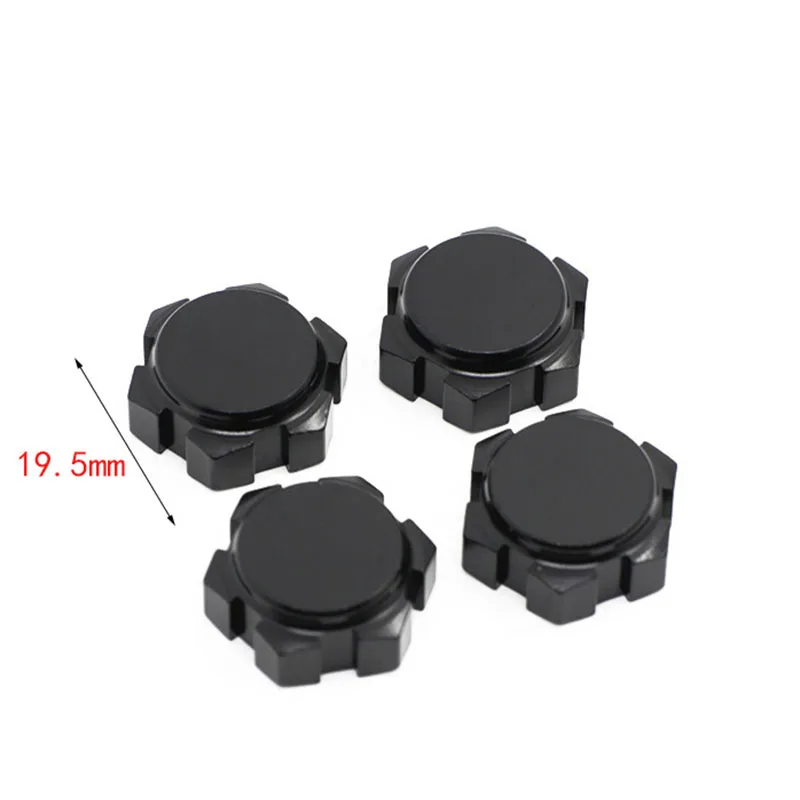 4pcs 17MM Metal Alloy Hex Wheel Nuts for ARRMA 1/8 Kraton Senton Outcast Talion Typhon 1/7 Mojave Infraction Limitless RC Car
