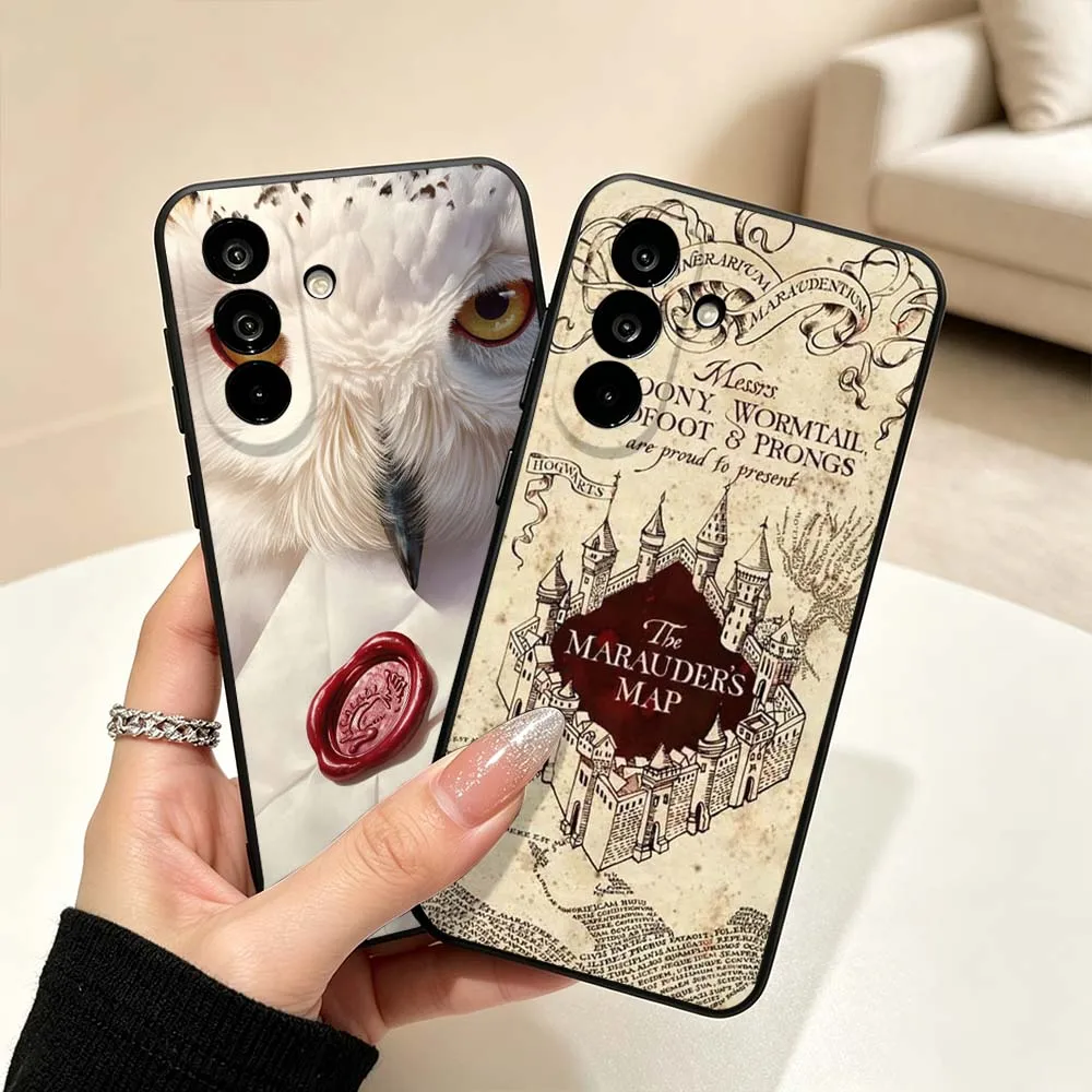 HP Snowy Owl For Samsung Galaxy A73 A71 A56 A55 A54 A53 A52 A50 A40 A37 A36 A35 A32 A31 Phone Case Cover